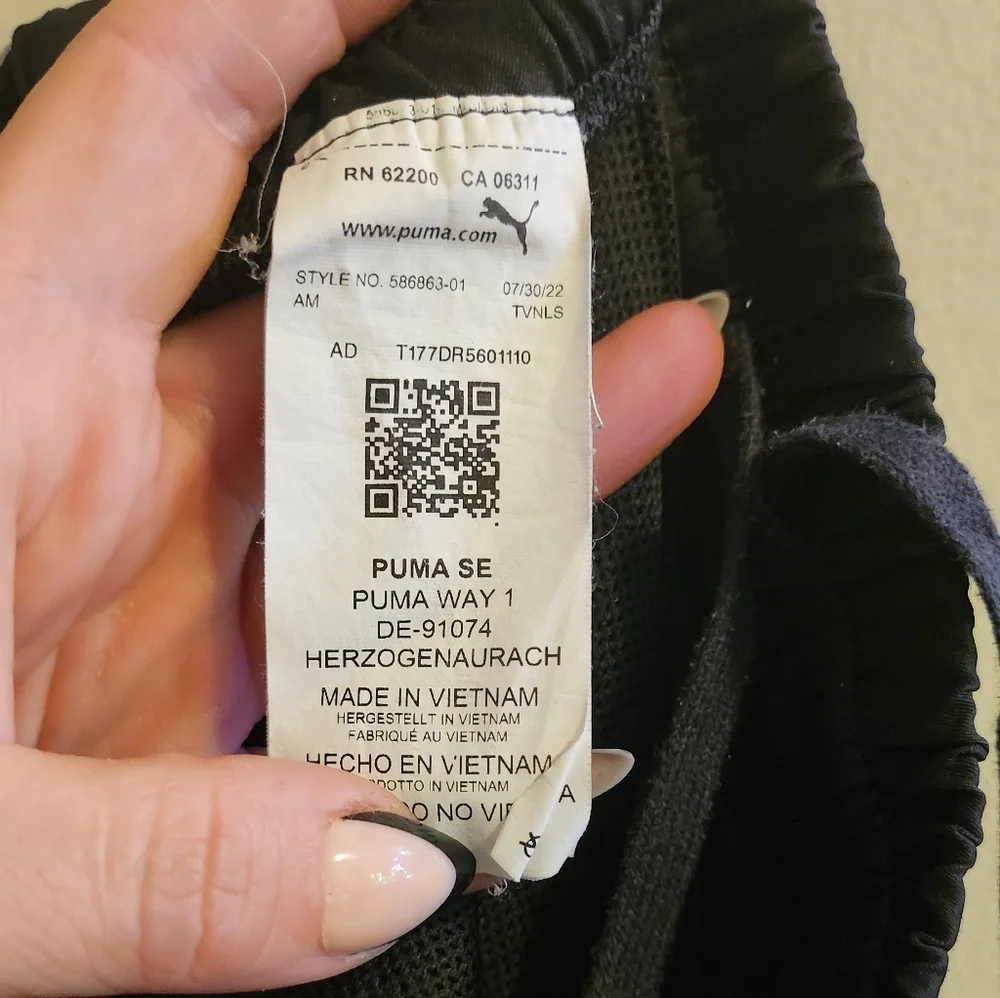 Puma Black Jogger Pants Womens Small - Picture 8 of 8